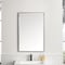 James Martin Vanities Rohe 26in Mirror, Matte Black 715-M26-MB - alternate 6